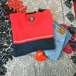 📓📓pOLO JEANS SIZE XL SWEATER ..VINTAGE N ORIGINAL